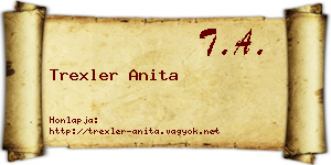 Trexler Anita névjegykártya